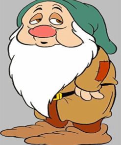 Dwarf From Snow White paint by numbers