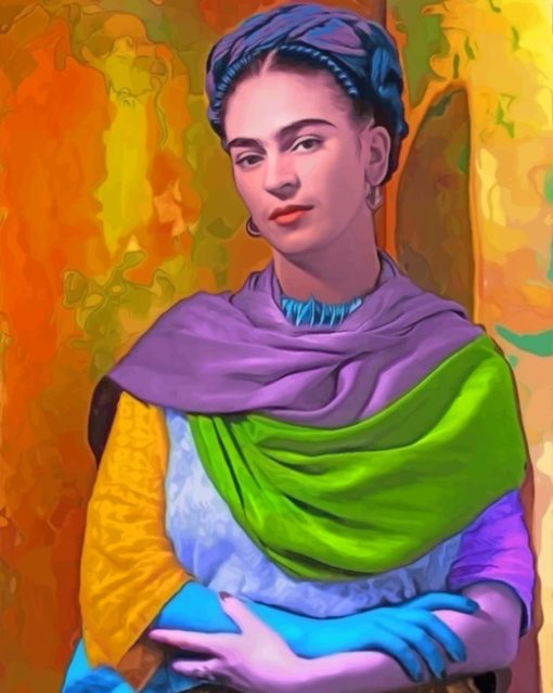 Frida Kahlo The Painter Paint by numbers