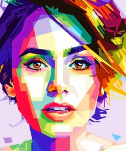 Lily Collins Paint by numbers