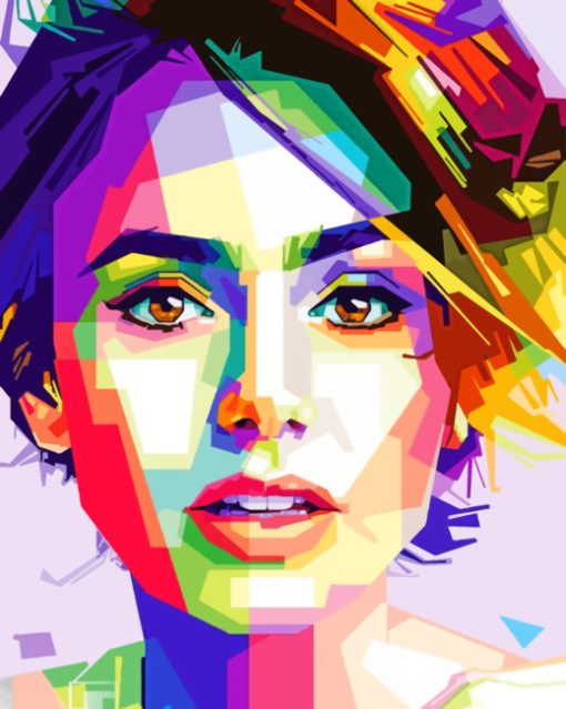 Lily Collins Paint by numbers