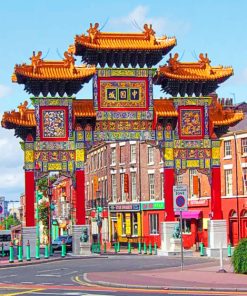 Liverpool China Town Paint by numbers