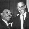 Martin Luther King And Malcolm X paint by numbers