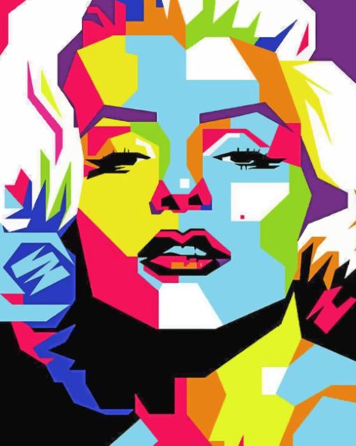 Marilyn Monroe Pop Art Paint by numbers