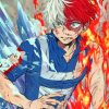 My Hero Academia Todoroki Paint by numbers