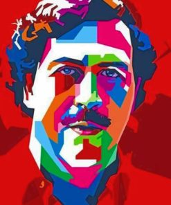 Pablo Escobar Pop Art Paint by numbers