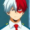 Todoroki Anime Paint by numbers