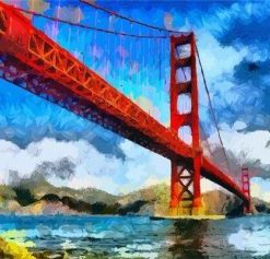 Golden Gate Bridge Paint by numbers