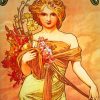 Alphonse Mucha Artwork Paint by numbers