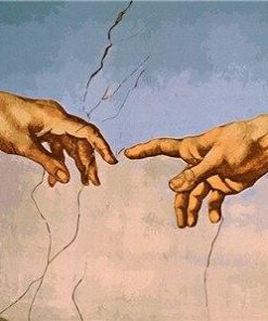 The Creation of Adam By Michelangelo Paint by numbers