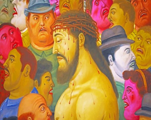 Botero In Rome Paint by numbers