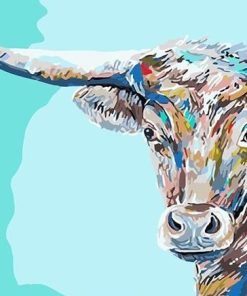 Rampart Cow Paint by numbers
