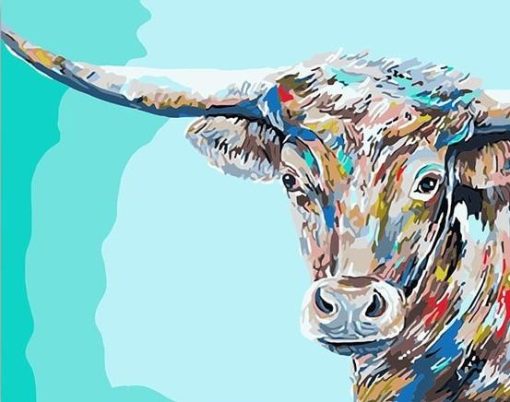 Rampart Cow Paint by numbers