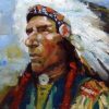 American Indian Chief paint by numbers