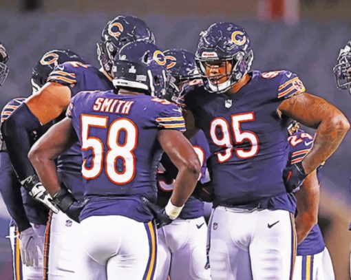 Chicago Bears Defense Paint by numbers