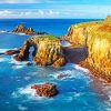 Cliffs Of England Cornwall Paint by numbers