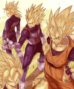 Dragon Ball Z Paint by numbers