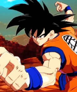 Goku Dragon Ball Piant by numbers