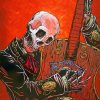 Guitarist Skeleton Paint by numbers