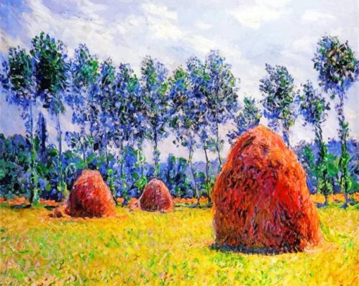 Haystack At Giverny Monet Paint by numbers