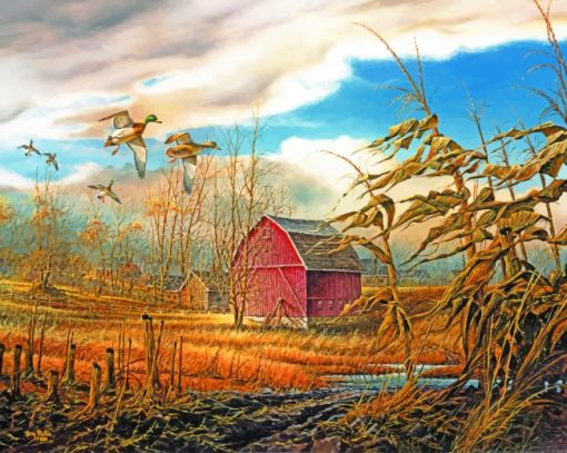 Homestead Terry Redlin Paint by numbers