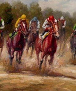 Horse Racing Paint by numbers