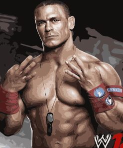 John Cena Paint by numbers