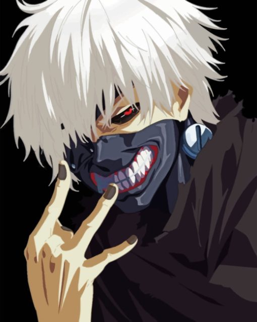 Ken Kaneki Anime Paint by numbers