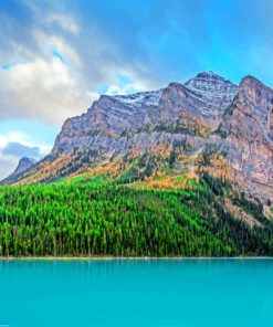 Lake Louise in Alberta Piant by numbers