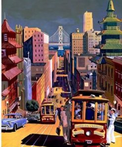 Old San Francisco Paint by numbers