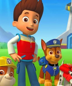 Paw Patrol Paint by numbers