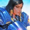 Pharah Overwatch Paint by numbers