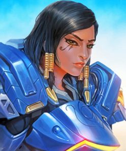 Pharah Overwatch Paint by numbers