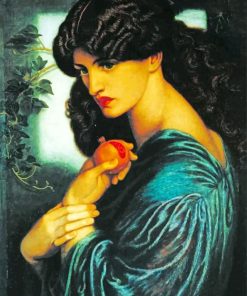 Proserpine Pre raphaelite Piant by numbers