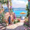 Mediterranean Seaside Paint by numbers