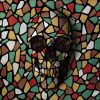 Skull Stained Glass Paint by numbers