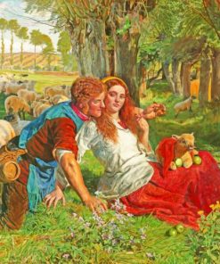 The Hireling Shepherd Paint by numbers