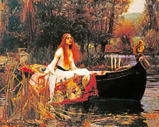 The Lady Of Shalott Paint by numbers