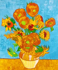 Vincent Van Gogh Sunflowers Paint by numbers