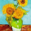 Vincent Van Gogh Three Sunflowers Paint by numbers