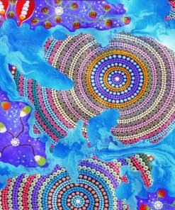 Abstract Aboriginal Art Paint by numbers