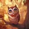 Adorable Owl Paint by numbers