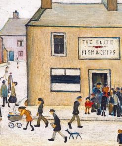 Aesthetic L S Lowry Paint by numbers