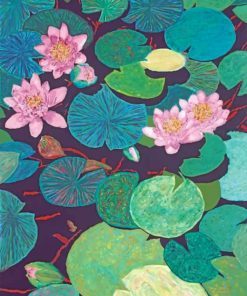 Aesthetic Lotus Flowers Paint by numbers