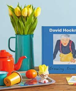 Aesthetic David Hockney Art paint by numbers