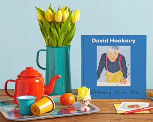 Aesthetic David Hockney Art paint by numbers