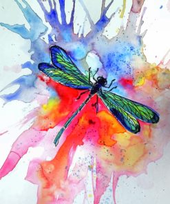 Aesthetic Dragonfly Paint by numbers