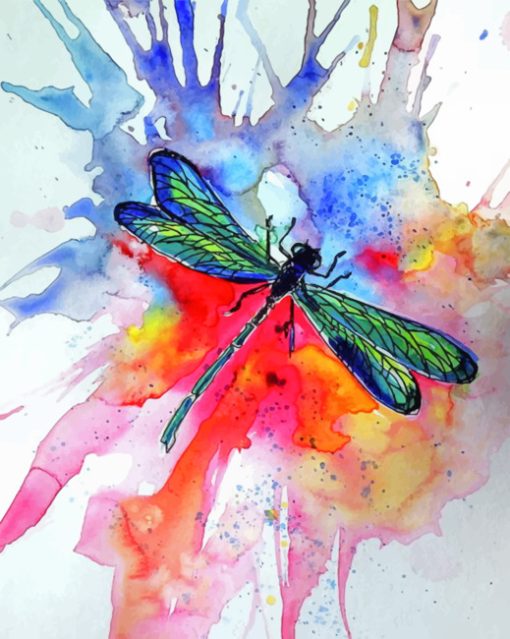 Aesthetic Dragonfly Paint by numbers