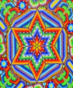 Aesthetic Mandala Mexican Folk Art Paint by numbers