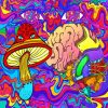 Aesthetic Psychedelic Art paint by numbers