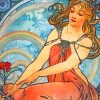 Alphonse Mucha Art paint by numbers